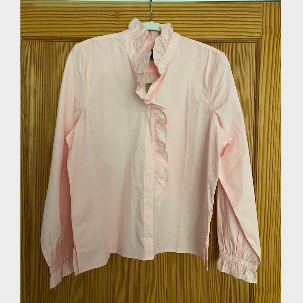 JCREW Cottage Ruffle Top - Picture 2 of 5